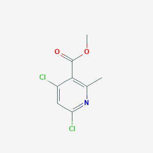molecular formula C8H7Cl2NO2 B2570159 Methyl 4,6-dichloro-2-methylnicotinate CAS No. 1196073-28-5