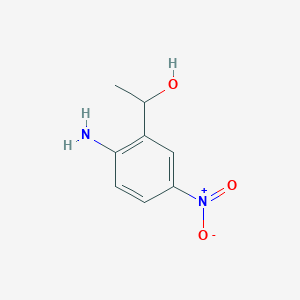 molecular formula C8H10N2O3 B025702 1-(2-Amino-5-nitrophenyl)ethanol CAS No. 104333-06-4