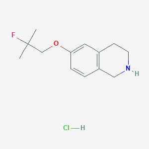 6-(2-Fluoro-2-methylpropoxy)-1,2,3,4-tetrahydroisoquinoline hydrochloride