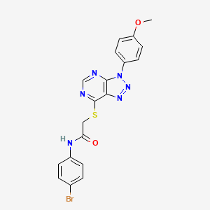 N-(4-bromophenyl)-2-((3-(4-methoxyphenyl)-3H-[1,2,3]triazolo[4,5-d]pyrimidin-7-yl)thio)acetamide