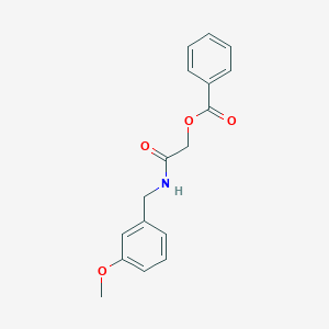[2-[(3-Methoxyphenyl)methylamino]-2-oxoethyl] benzoate