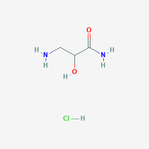 3-Amino-2-hydroxypropanamide hydrochloride