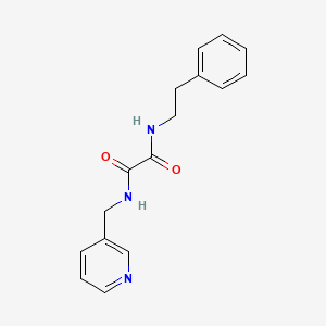 N-(2-phenylethyl)-N'-(pyridin-3-ylmethyl)ethanediamide