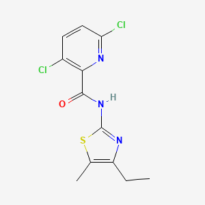 3,6-dichloro-N-(4-ethyl-5-methyl-1,3-thiazol-2-yl)pyridine-2-carboxamide