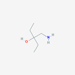 molecular formula C6H15NO B2570303 3-(Aminomethyl)pentan-3-ol CAS No. 57728-32-2