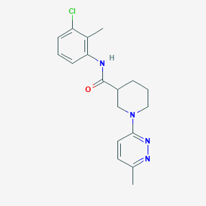 molecular formula C18H21ClN4O B2570370 N-(3-chloro-2-methylphenyl)-1-(6-methylpyridazin-3-yl)piperidine-3-carboxamide CAS No. 2176069-38-6