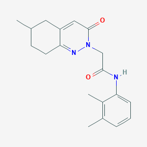 molecular formula C19H23N3O2 B2570395 N-(2,3-二甲基苯基)-2-(6-甲基-3-氧代-5,6,7,8-四氢喹啉-2(3H)-基)乙酰胺 CAS No. 933238-46-1