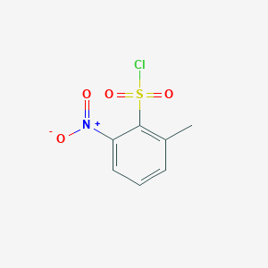 2-Methyl-6-nitrobenzene-1-sulfonyl chloride