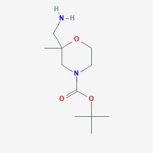 Tert-butyl 2-(aminomethyl)-2-methylmorpholine-4-carboxylate