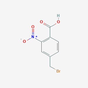 molecular formula C8H6BrNO4 B025705 4-(Bromomethyl)-2-nitrobenzoic acid CAS No. 100466-27-1