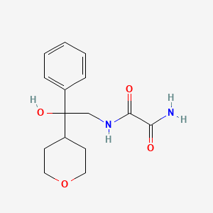 N1-(2-hydroxy-2-phenyl-2-(tetrahydro-2H-pyran-4-yl)ethyl)oxalamide