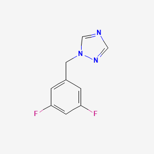 molecular formula C9H7F2N3 B2570582 1-(3,5-difluorobenzyl)-1H-1,2,4-triazole CAS No. 1597383-74-8