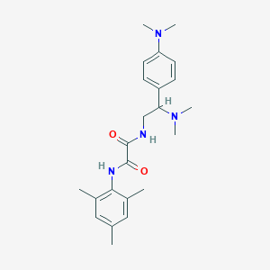 N1-(2-(dimethylamino)-2-(4-(dimethylamino)phenyl)ethyl)-N2-mesityloxalamide