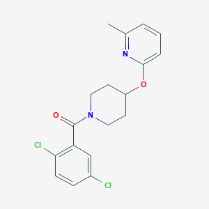 (2,5-Dichlorophenyl)(4-((6-methylpyridin-2-yl)oxy)piperidin-1-yl)methanone