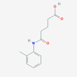 5-[(2-Methylphenyl)amino]-5-oxopentanoic acid