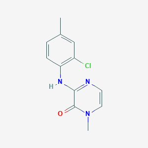 3-((2-chloro-4-methylphenyl)amino)-1-methylpyrazin-2(1H)-one
