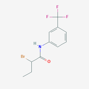 2-Bromo-N-[3-(trifluoromethyl)phenyl]butanamide