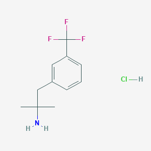 2-Methyl-1-[3-(trifluoromethyl)phenyl]propan-2-amine hydrochloride