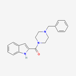 (4-benzylpiperazin-1-yl)-(1H-indol-2-yl)methanone