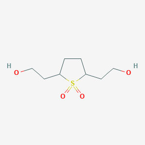 2-[5-(2-Hydroxyethyl)-1,1-dioxothiolan-2-yl]ethanol
