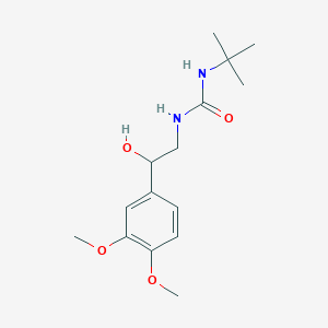 1-(Tert-butyl)-3-(2-(3,4-dimethoxyphenyl)-2-hydroxyethyl)urea