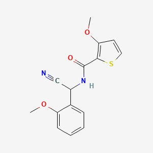 N-[Cyano-(2-methoxyphenyl)methyl]-3-methoxythiophene-2-carboxamide