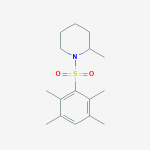 2-Methyl-1-(2,3,5,6-tetramethylbenzenesulfonyl)piperidine