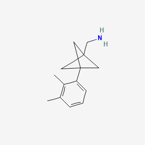 [3-(2,3-Dimethylphenyl)-1-bicyclo[1.1.1]pentanyl]methanamine