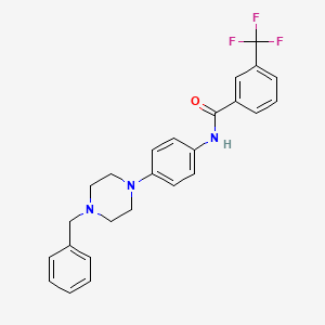 N-[4-(4-benzylpiperazin-1-yl)phenyl]-3-(trifluoromethyl)benzamide