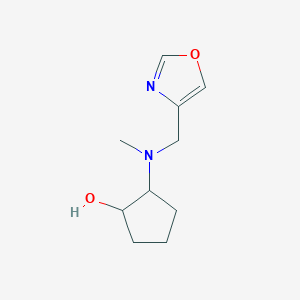 2-{Methyl[(1,3-oxazol-4-yl)methyl]amino}cyclopentan-1-ol