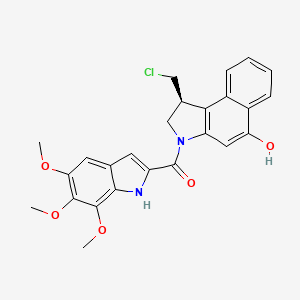 molecular formula C25H23ClN2O5 B2570734 Duocarmycin TM 
