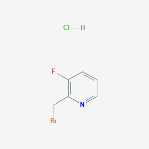 molecular formula C6H6BrClFN B2570809 2-(Bromomethyl)-3-fluoropyridine hydrochloride CAS No. 122307-44-2; 1523571-83-6