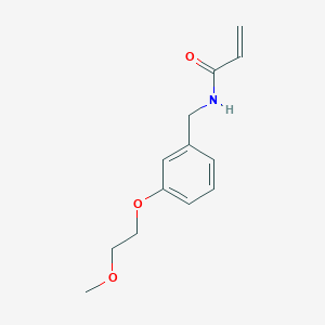 N-[[3-(2-Methoxyethoxy)phenyl]methyl]prop-2-enamide
