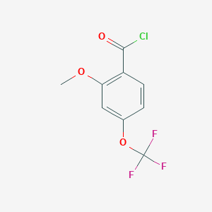 2-Methoxy-4-(trifluoromethoxy)benzoyl chloride
