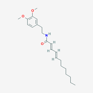 (2E,4E)-N-[2-(3,4-dimethoxyphenyl)ethyl]-2,4-dodecadienamide