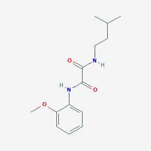molecular formula C14H20N2O3 B2570968 N'-(2-METHOXYPHENYL)-N-(3-METHYLBUTYL)ETHANEDIAMIDE CAS No. 433240-89-2