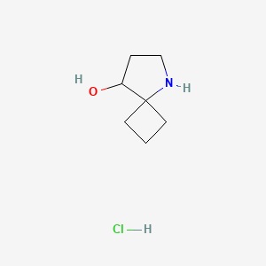 molecular formula C7H14ClNO B2571180 5-Azaspiro[3.4]octan-8-ol hydrochloride CAS No. 2309455-45-4