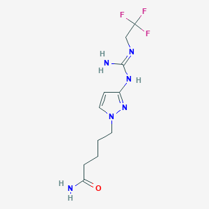 molecular formula C11H17F3N6O B025713 Ici 162846 CAS No. 84545-30-2