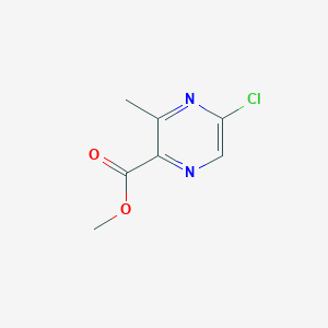 molecular formula C7H7ClN2O2 B2571338 Methyl 5-chloro-3-methylpyrazine-2-carboxylate CAS No. 1262860-62-7