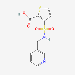 3-{[(Pyridin-3-ylmethyl)amino]sulfonyl}thiophene-2-carboxylic acid