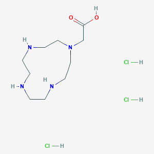 2-(1,4,7,10-Tetraazacyclododecan-1-yl)acetic acid trihydrochloride