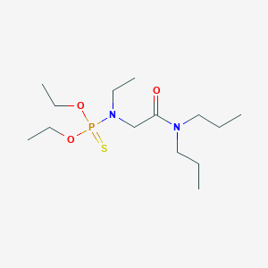 molecular formula C14H31N2O3PS B025714 Phosglycin CAS No. 105084-66-0