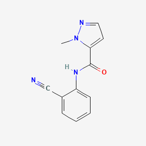 N-(2-cyanophenyl)-1-methyl-1H-pyrazole-5-carboxamide