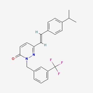 6-(4-Isopropylstyryl)-2-(3-(trifluoromethyl)benzyl)-3(2H)-pyridazinone