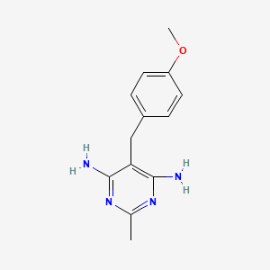 6-Amino-5-(4-methoxybenzyl)-2-methyl-4-pyrimidinylamine