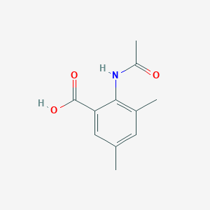 molecular formula C11H13NO3 B2571693 2-Acetamido-3,5-dimethylbenzoic acid CAS No. 7692-64-0