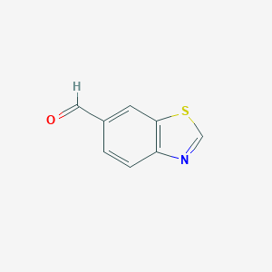 molecular formula C8H5NOS B025717 6-Benzothiazolecarboxaldehyde CAS No. 19989-67-4