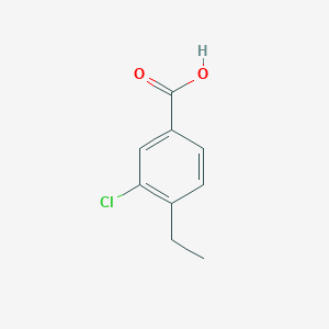 B2571722 3-Chloro-4-ethylbenzoic acid CAS No. 2923-66-2; 67648-07-1