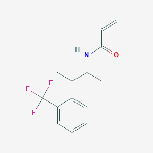 N-[3-[2-(Trifluoromethyl)phenyl]butan-2-yl]prop-2-enamide