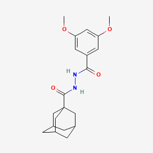 molecular formula C20H26N2O4 B2571737 N'-(3,5-dimethoxybenzoyl)adamantane-1-carbohydrazide CAS No. 314755-16-3